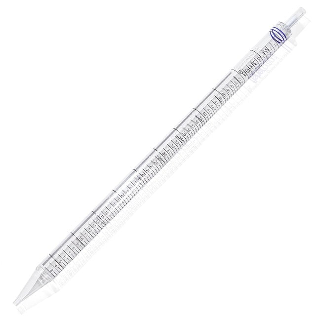 Sterile Polystyrene Disposable Serological Pipets with Magnifier Stripe - 50ml Case of 100 13-678-11F