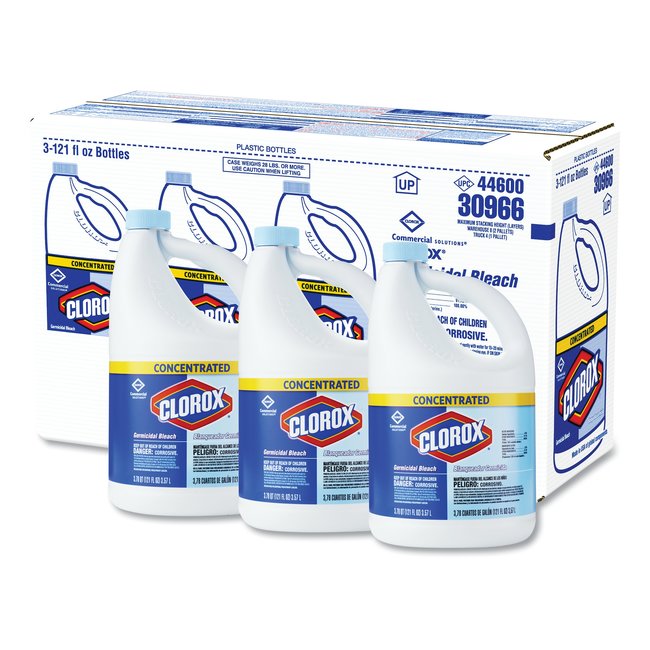 Clorox Bleach 121oz Bottle - Case of 3